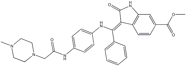 尼达尼布杂质G 结构式