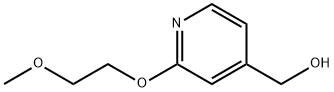 2-(2-甲氧基乙氧基)吡啶-4-基]甲醇 结构式