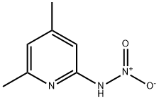 2-Pyridinamine, 4,6-dimethyl-N-nitro- 结构式