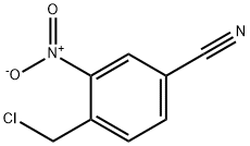 Benzonitrile, 4-(chloromethyl)-3-nitro- 结构式