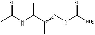 2-[2-(Acetylamino)-1-methylpropylidene]hydrazinecarboxamide 结构式