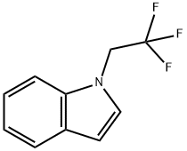 1-(2,2,2-三氟乙基)-1H-吲哚 结构式