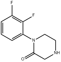 2-Piperazinone, 1-(2,3-difluorophenyl)- 结构式