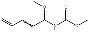 Carbamic acid, N-?(1-?methoxy-?2,?4-?pentadien-?1-?yl)?-?, methyl ester 结构式