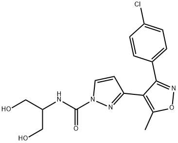 3-[3-(4-chlorophenyl)-5-methyl-4-isoxazolyl]-N-(1,3-dihydroxypropan-2-yl)-1-pyrazolecarboxamide