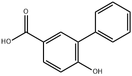 4-羟基-3-苯基苯甲酸 结构式