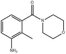 2-甲基-3-(吗啉-4-羰基)苯胺 结构式