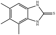 2H-Benzimidazole-2-thione,1,3-dihydro-4,5,6-trimethyl-(9CI) 结构式