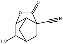 2-羟基-6-氰基-4-氧杂三环[4,2,1,03,7]-5-癸酮 结构式