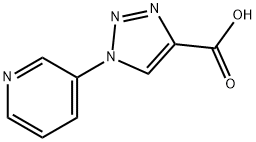 1-(PYRIDIN-3-YL)-1H-1,2,3-TRIAZOLE-4-CARBOXYLIC ACID 结构式