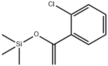 Benzene, 1-chloro-2-[1-[(trimethylsilyl)oxy]ethenyl]- 结构式