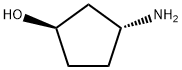 (1R,3R)-3-氨基环戊醇 结构式