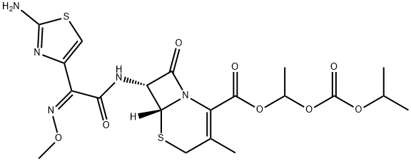 头孢泊肟酯杂质B 结构式