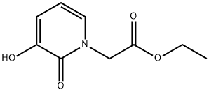 1(2H)-Pyridineacetic acid, 3-hydroxy-2-oxo-, ethyl ester 结构式