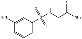 2-(3-氨基苯磺酰胺)乙酰胺 结构式