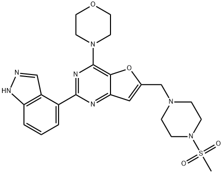 2-(1H-Indazol-4-yl)-6-[(4... 结构式