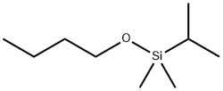 Butoxydimethyl(1-methylethyl)silane 结构式