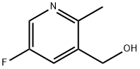 3-Pyridinemethanol, 5-fluoro-2-methyl- 结构式