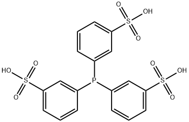 Benzenesulfonic acid, 3,3',3''-phosphinylidynetris- (9CI) 结构式