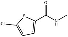 5-氯噻吩-2-甲酰甲胺 结构式