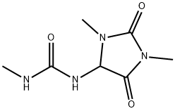 1,3,8-trimethylallantoin 结构式