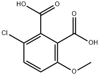 3-CHLORO-6-METHOXYPHTHALIC ACID 结构式
