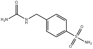 (4-氨磺酰基苯基)甲基]脲 结构式