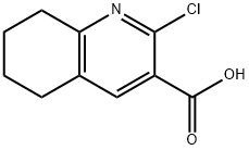 2-chloro-5,6,7,8-tetrahydroquinoline-3-carboxylic acid 结构式