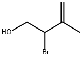 2-溴-3-甲基丁-3-烯-1-醇 结构式