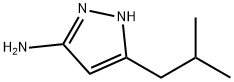 3-(2-甲基丙基)-1H-吡唑-5-胺 结构式
