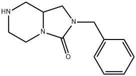 Imidazo[1,5-a]pyrazin-3(2H)-one, hexahydro-2-(phenylmethyl)-, hydrochloride (1:1) 结构式