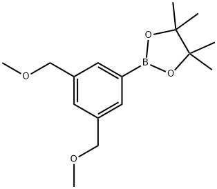 3,5-Bis(methoxymethyl)phenylboronic Acid Pinacol Ester 结构式