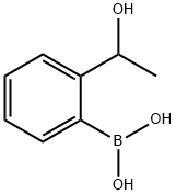 (2-(1-羟乙基)苯基)硼酸 结构式