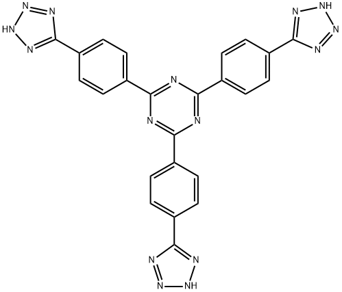 1,3,5-TRIAZINE, 2,4,6-TRIS[4-(2H-TETRAZOL-5-YL)PHENYL]- 结构式