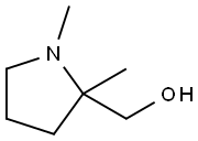 (1,2-二甲基吡咯烷-2-基)甲醇 结构式