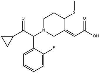 普拉格雷代谢物衍生物(CIS R - 106583- MP,非对映体混合物) 结构式