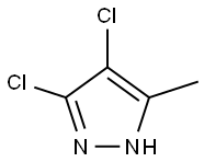 1H-Pyrazole, 3,4-dichloro-5-methyl- 结构式