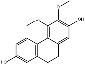 2,7-Phenanthrenediol, 9,10-dihydro-3,4-dimethoxy- 结构式