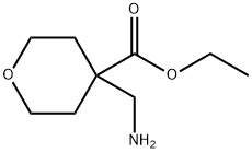 2H-Pyran-4-carboxylic acid, 4-(aminomethyl)tetrahydro-, ethyl ester 结构式