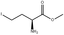 Butanoic acid, 2-amino-4-iodo-, methyl ester, (S)- (9CI) 结构式