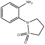Benzenamine, 2-?(1,?1-?dioxido-?2-?isothiazolidinyl)?- 结构式