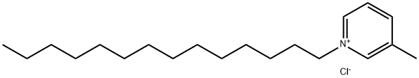 Pyridinium, 3-methyl-1-tetradecyl-, chloride (1:1) 结构式