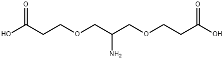 2-Amino-1,3-bis(carboxylethoxy)propane HCl salt 结构式