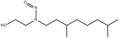 Ethanol, 2-[(3,7-dimethyloctyl)nitrosoamino]- 结构式