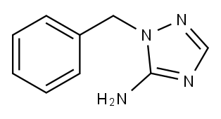 1H-1,2,4-Triazol-5-amine, 1-(phenylmethyl)- 结构式
