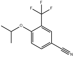 Benzonitrile, 4-(1-methylethoxy)-3-(trifluoromethyl)- 结构式