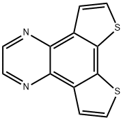 Dithieno[3,2-f:2',3'-h]quinoxaline 结构式