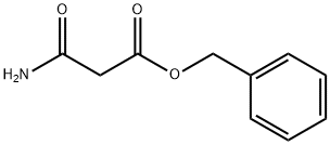 3-氨基-3-氧代丙酸苄酯 结构式