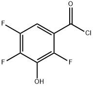 Benzoyl chloride, 2,4,5-trifluoro-3-hydroxy- 结构式