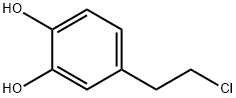1,2-Benzenediol, 4-(2-chloroethyl)- 结构式